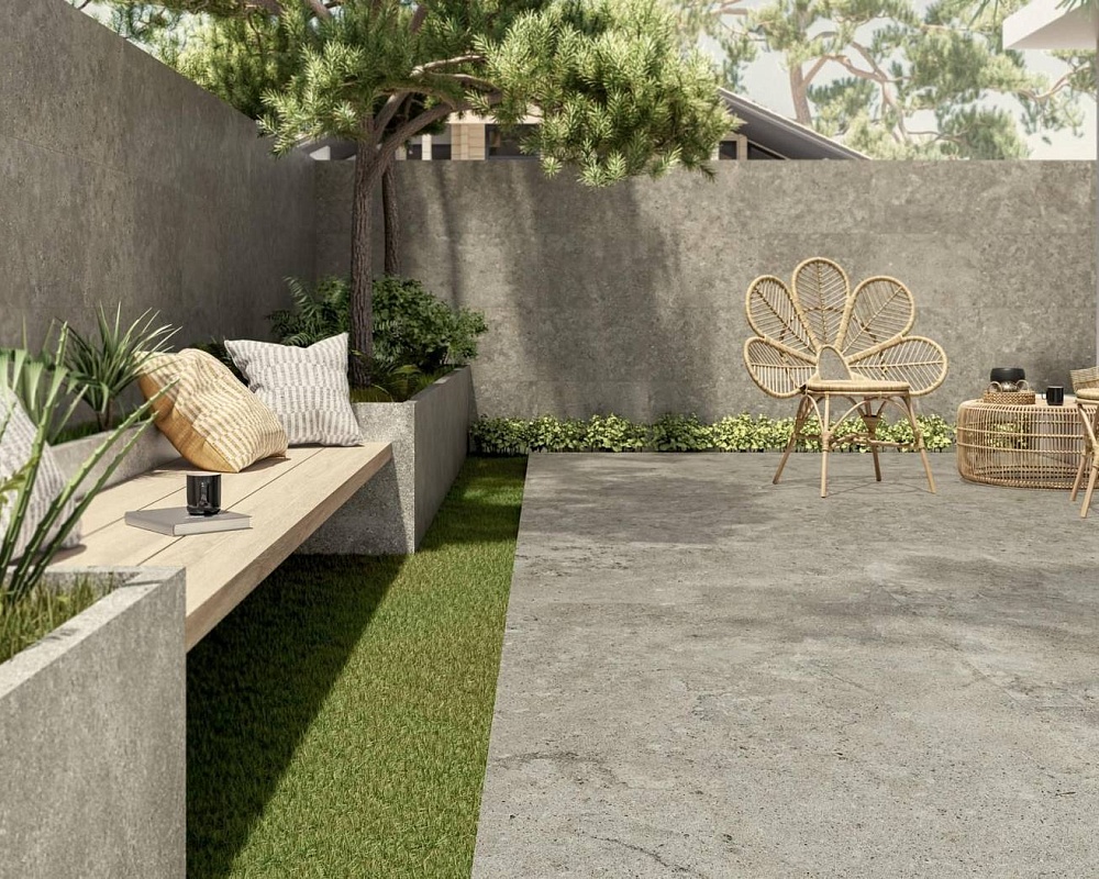 Silver Matt Rect 100x100